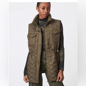 Bernardo olive utility puffer vest